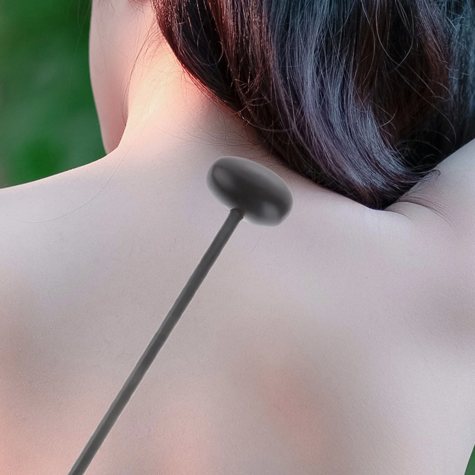 

1pc Massage Hammer Black Durable Body Massager Ergonomic Handle Portable Muscle Relief Tool Household Knocking Massager For Deep