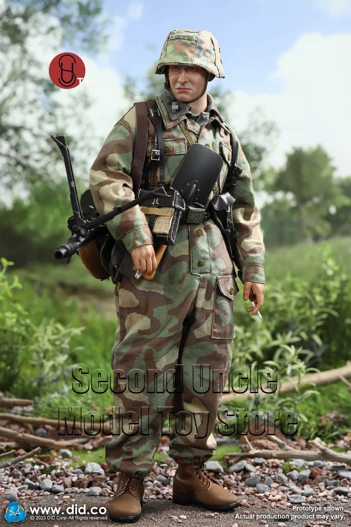

DID D80169 1/6 WWII 12th SS Panzer Division MG42 gunner Otto 12'' Male Soldier Military Action Figure Full Set Model Toys Gift