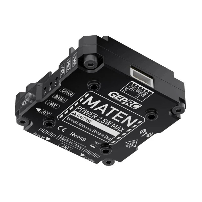 GEPRC MATEN 5.8G 2.5W VTX PRO - 72CH 7 - Trasmettitore RC FPV 36V con modalità fossa