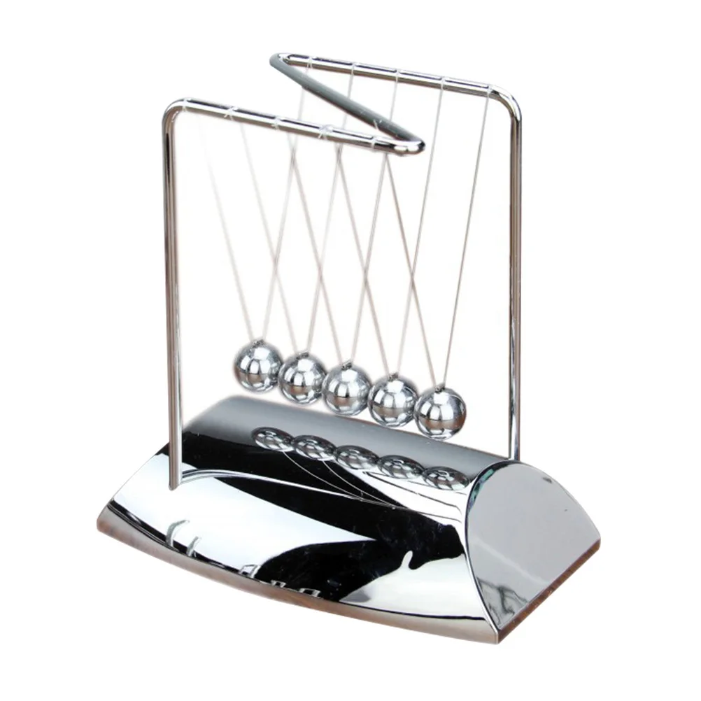 Newton-Decoración de escritorio, artesanía científica, decoración para el hogar y la Oficina, cuna elegante, bola de equilibrio, ciencia física, bola de equilibrio