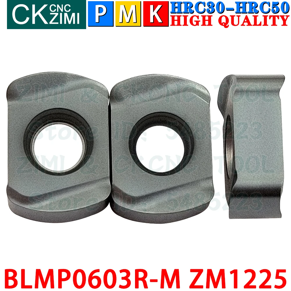 

10 кусочков BLMP0603R-M ZM1225 BLMP 0603R M ZM1225 Твердосплавные вставки Фрезерные пластины с быстрой подачей Инструменты ЧПУ механический токарный станок по металлу Сменные фрезерные инструменты