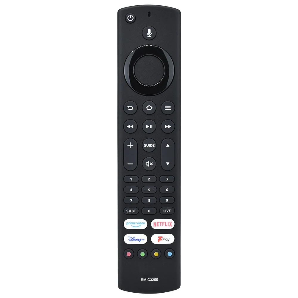 Remote Replacement Remote Control for JVCAlexaFire RM-C3255 LT-32CF600 LT-40CF700 Remote Remote Replacement for Smart Tvs Home