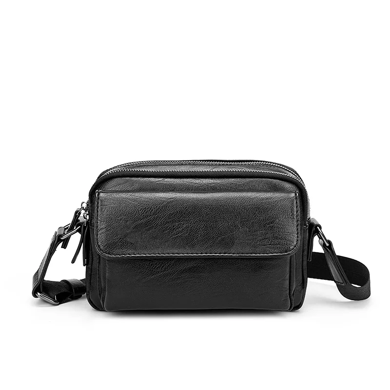 New Model Business Men's Crossbody Bag - High-end, Large-capacity, Single-shoulder Bag, Portable, Horizontal Style Backpack