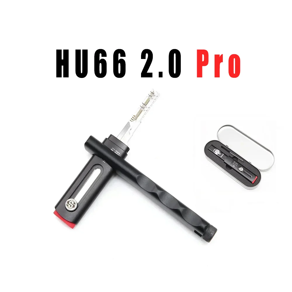 NP Tools HU66 2.0 Pro 2 In 1 Twist Decoder With Handle Kwik Car Decoder Tool For VW Audi Auto Locksmith Hardware Supplies