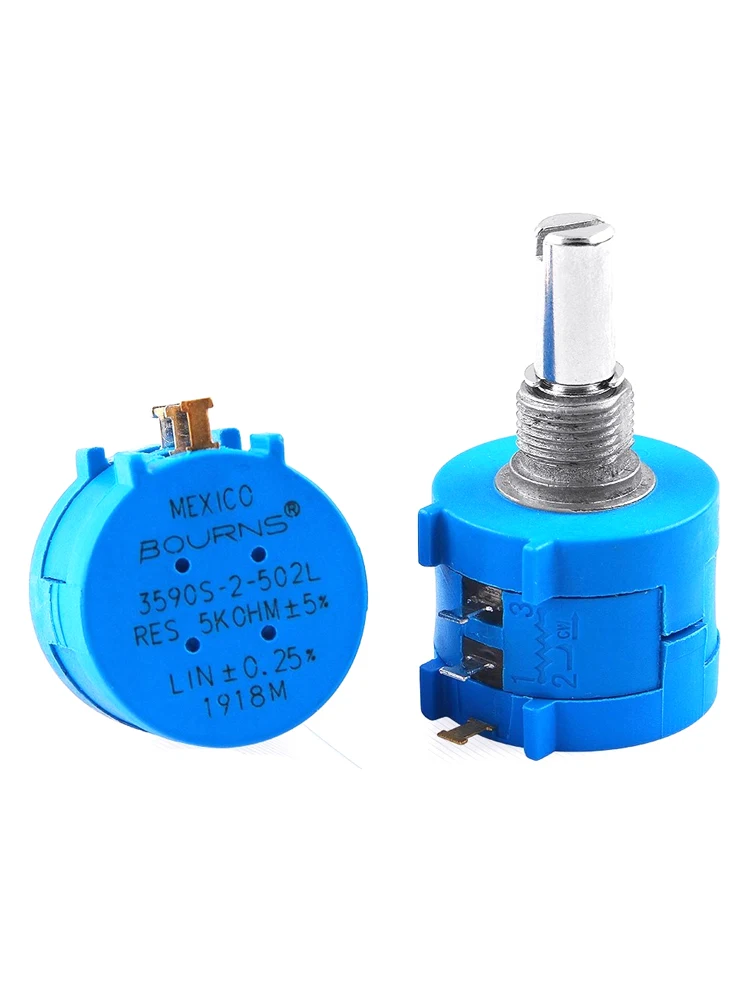 1pcs Precision multi coil winding potentiometer 3590S-2-103L502L104L1K5K10K100K