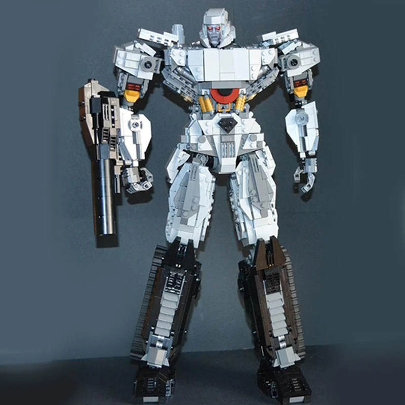 2036-częściowy robot transformujący samochód Megatron Model klocki, wysokość 42,6 cm, idealny do kolekcji wystawowej