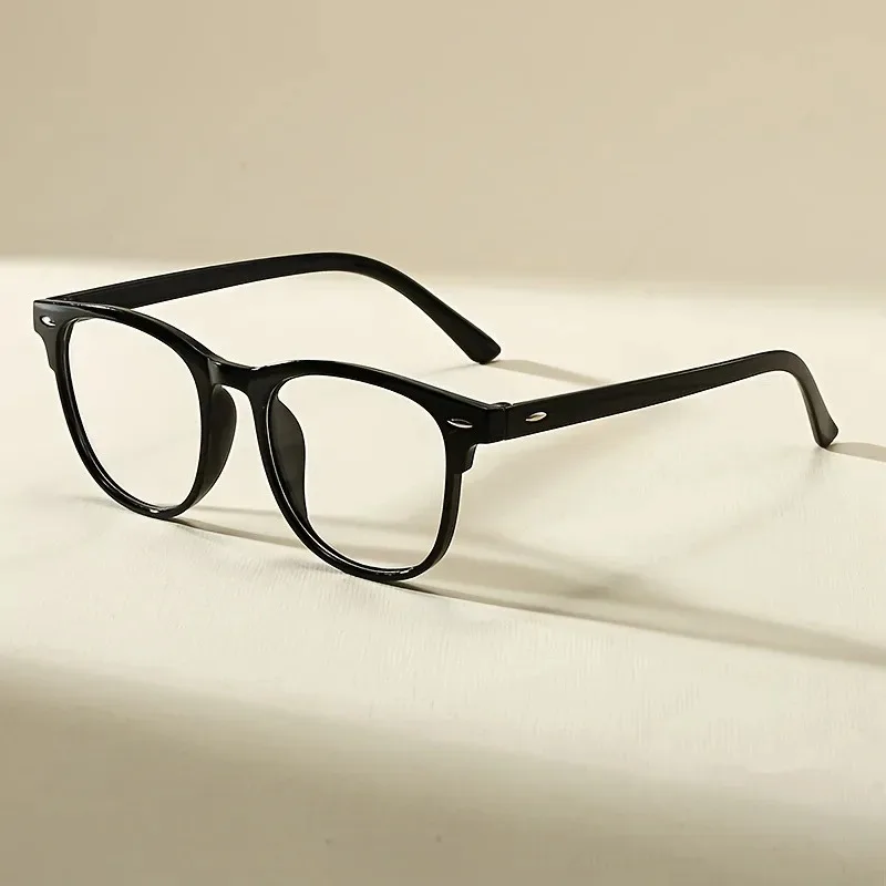 3 Pairs of Retro Fashion Glasses - Transparent Lenses - Suitable for Both Men and Women, Versatile