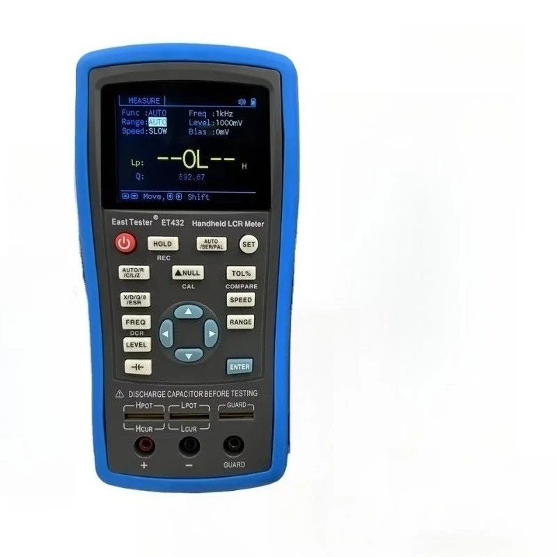 ET430 Digital Handheld LCR Detector High Accuracy For Capacitance Inductance Resistance Component Inspection Device