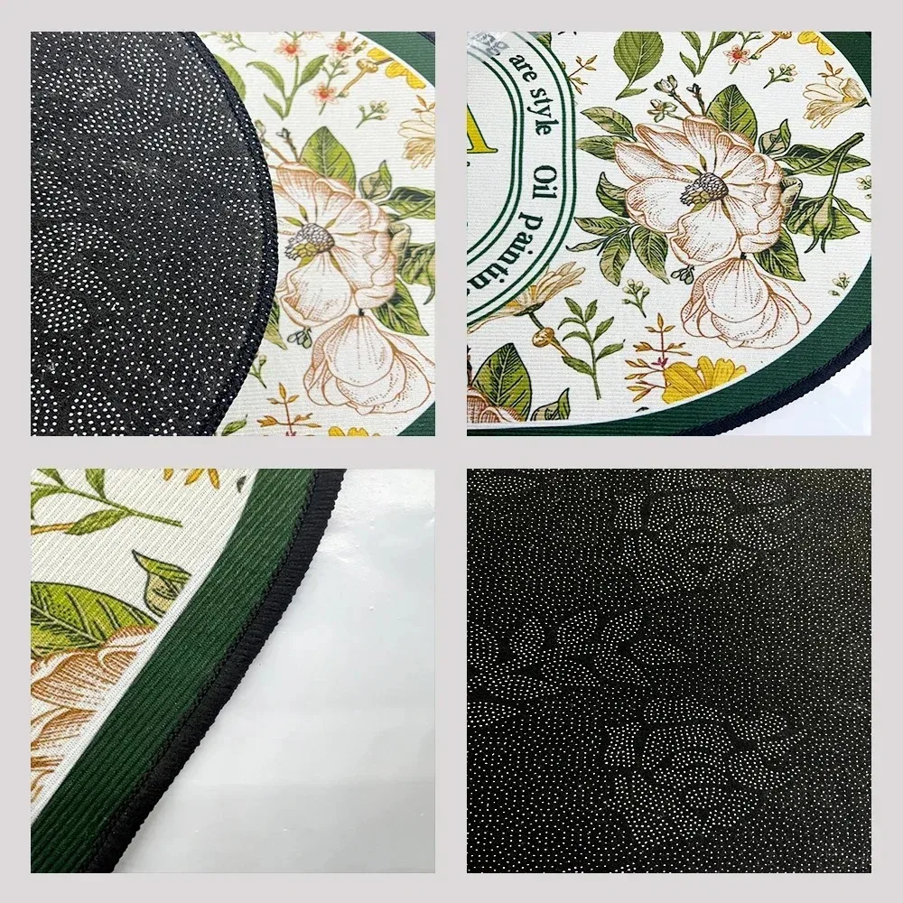 Flower Kitchen Mat Anti-Fatigue Non-Slip Washable Long Large  Floor Carpet Soft Living Room Bedside Area Rug Entrance Doormat