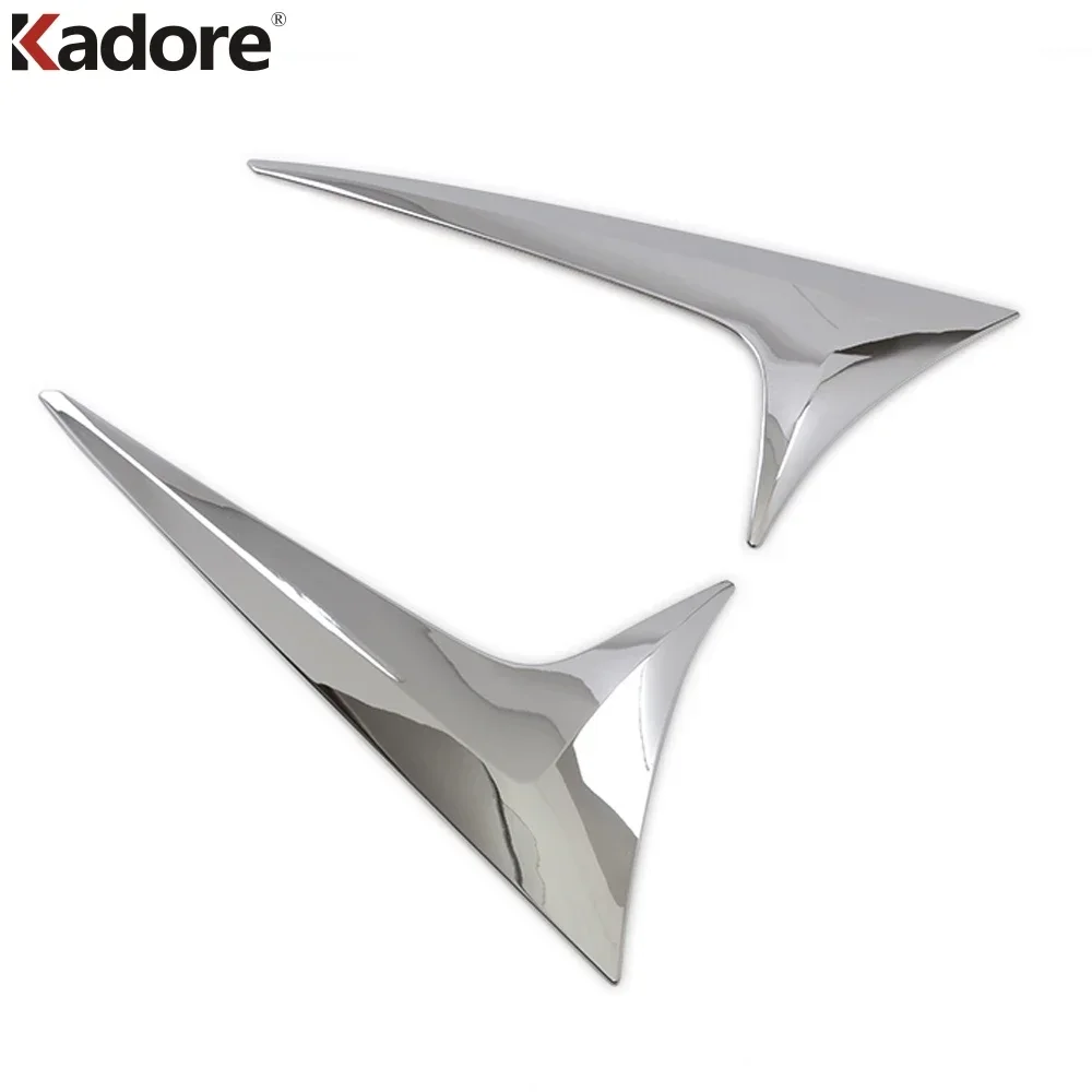 Rear Window Cover Trim For Mazda CX-5 CX5 KF 2017-2021 2022 2023 2024 Chrome Car Side Wing Spoiler Triangle Frame Accessories view 4