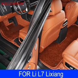 For LI L7 Lixiang 2023 2024 Car Floor Mats Double Layer Custom Foot Pads Salon Carpet Coverage Interior Accessories