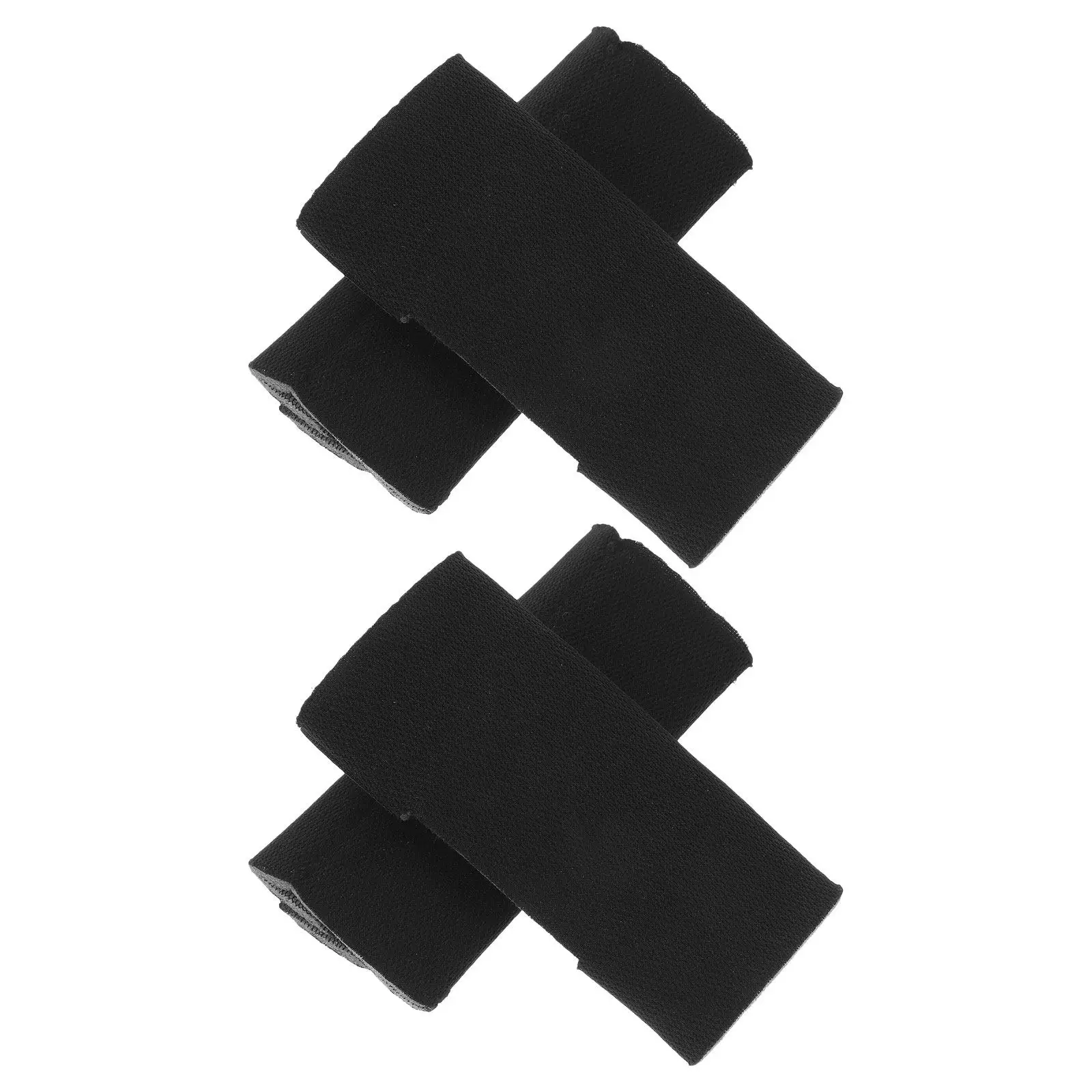 4Pcs Hard Hat Sweatband Black Washable Absorbing Liner Reusable Sponge Soft Comfort Sweat Pad Replacement for Welding