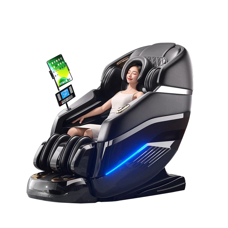 

Массажное кресло R18 Yijie 3D профессиональное электрическое с функцией нулевой гравитации, ИИ, подогревом всего тела, держателем для телефона, недорогой массажер