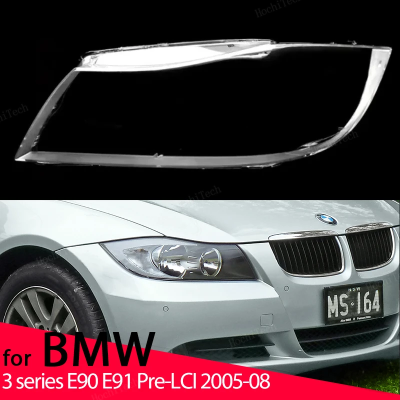 

Headlight Cover Transparent Mask Lens Lampshade Headlamp Shell Polycarbonate For BMW 3 Series E90 E91 Pre-LCI Pre-facelift