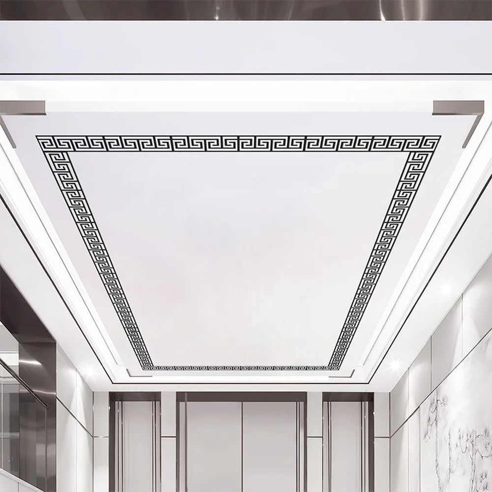 10Pc อะคริลิคกาวสติ๊กเกอร์ติดผนังสำหรับห้องนั่งเล่นห้องนอนขอบมุม Strip Line Wall Decor บ้าน office Decor