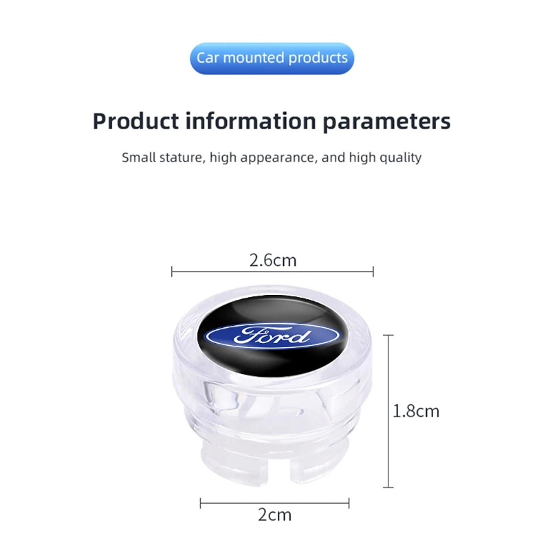 Car Cigarette Lighter Protective Cover Dust Plug Interior Accessories For Ford Focus Fiesta Puma Ranger Kuga MK7  MAX