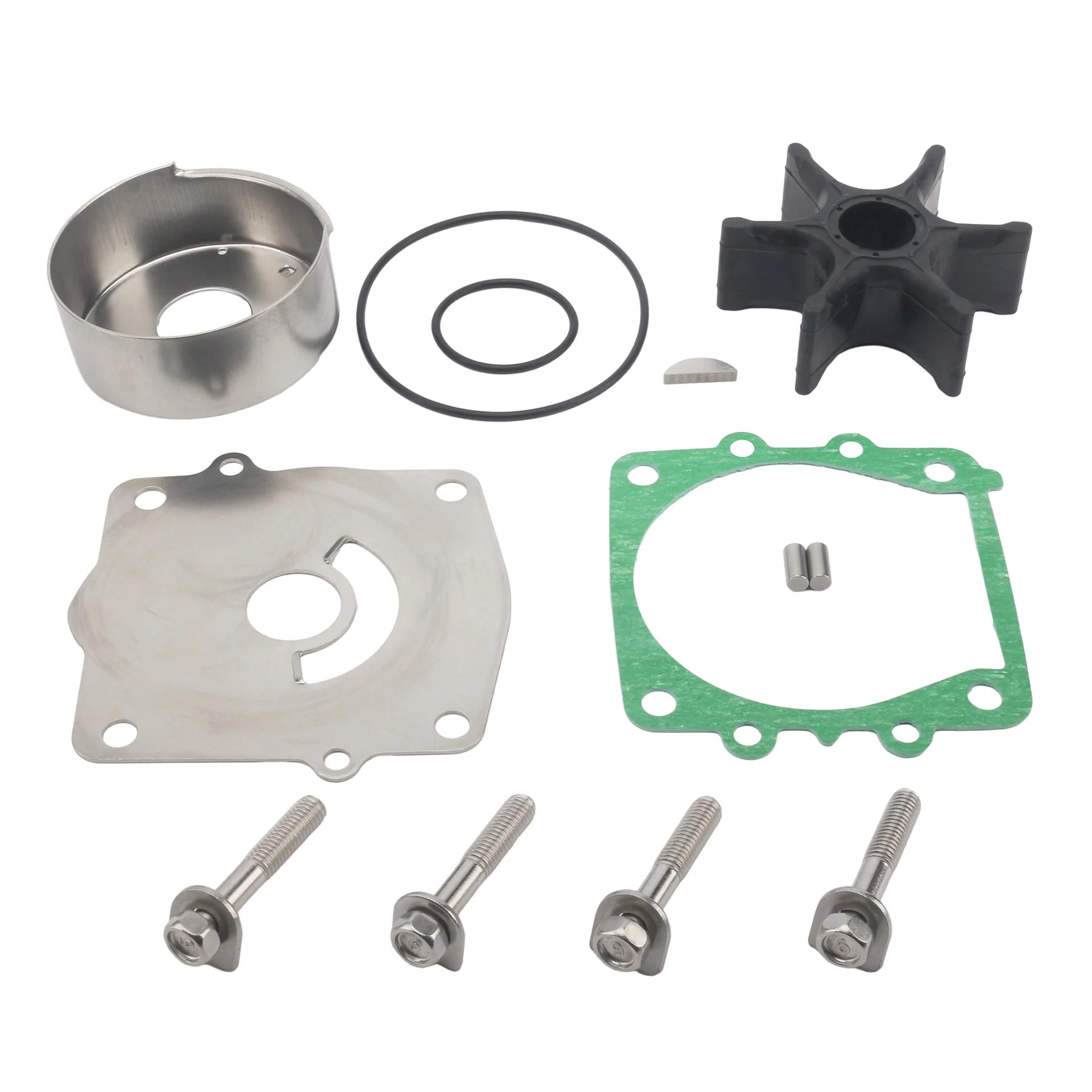 Soxa Marine 61A-W0078-00 61A-W0078-A1 Water Pump Repair Service Kit for Yamaha 150 175 200 225 250 300 HP Outboard Boat Motor