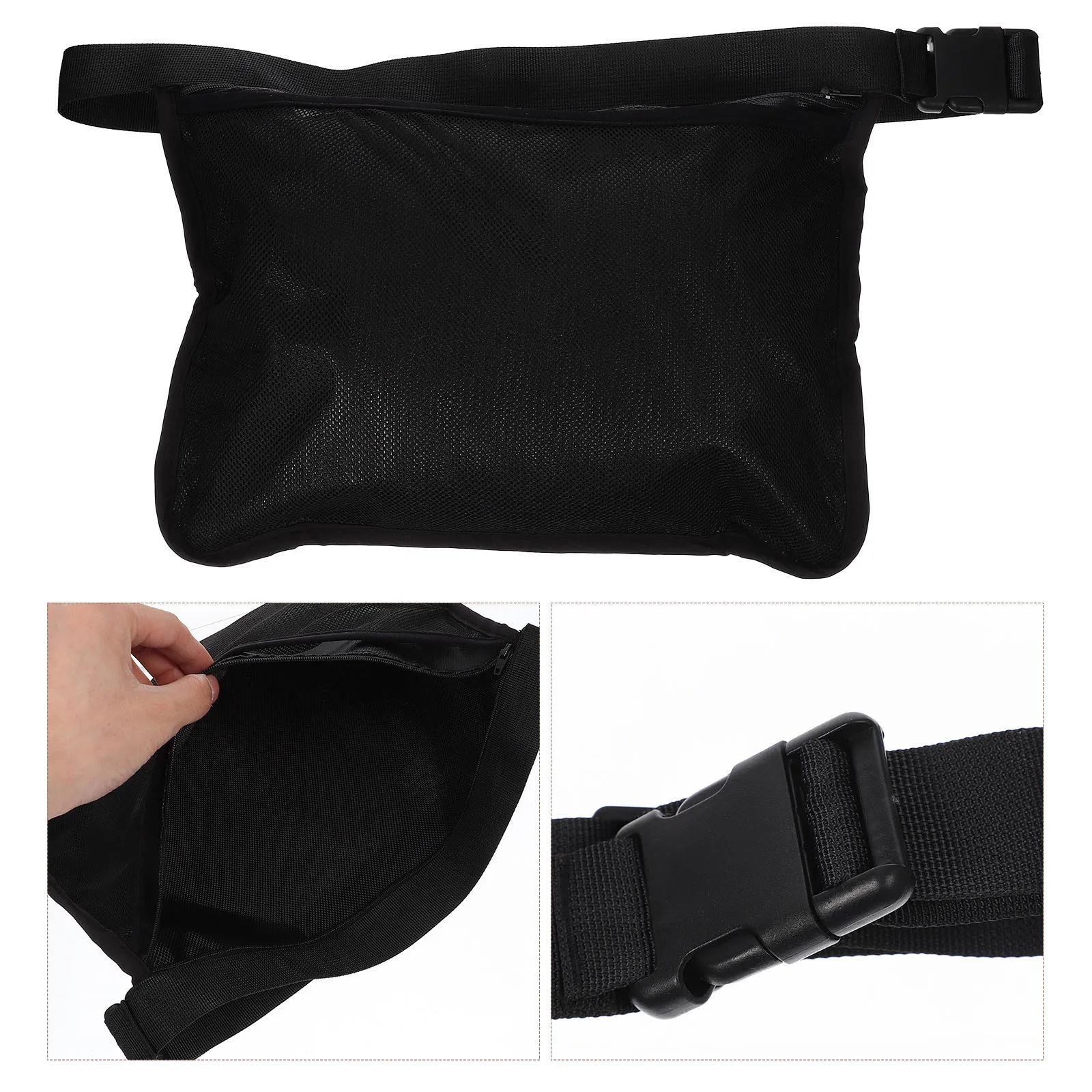 

Mesh Picker Bag Lightweight Ball Pouch For Golf Table Tennis Baseball Badminton Portable Waist Storage Pouch Tennis