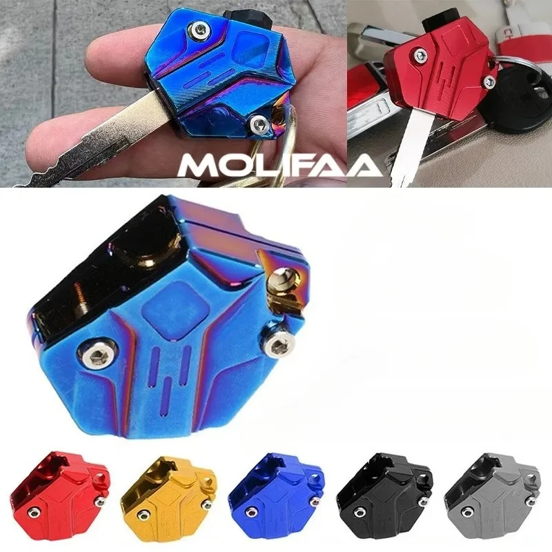 

Key Shell Motorcycle CNC Aluminum Key Decoration Cover For Suzuki US125 UE125 UY125 UU125 Key Protection Case Accessories