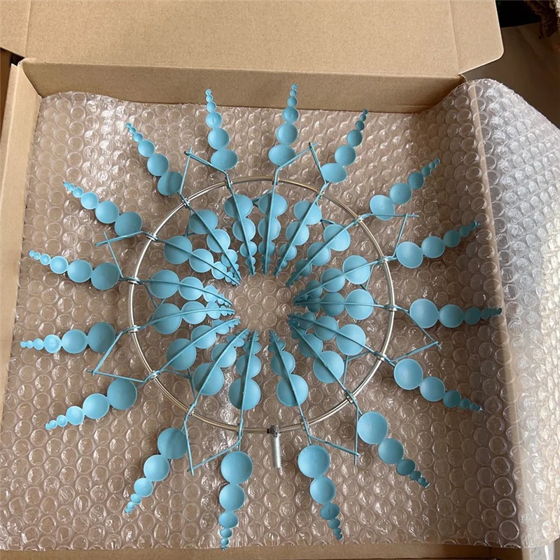 EDT-Magic طاحونة هوائية معدنية جديدة طاحونة هوائية معدنية حركية، مناسبة للفناء والحديقة