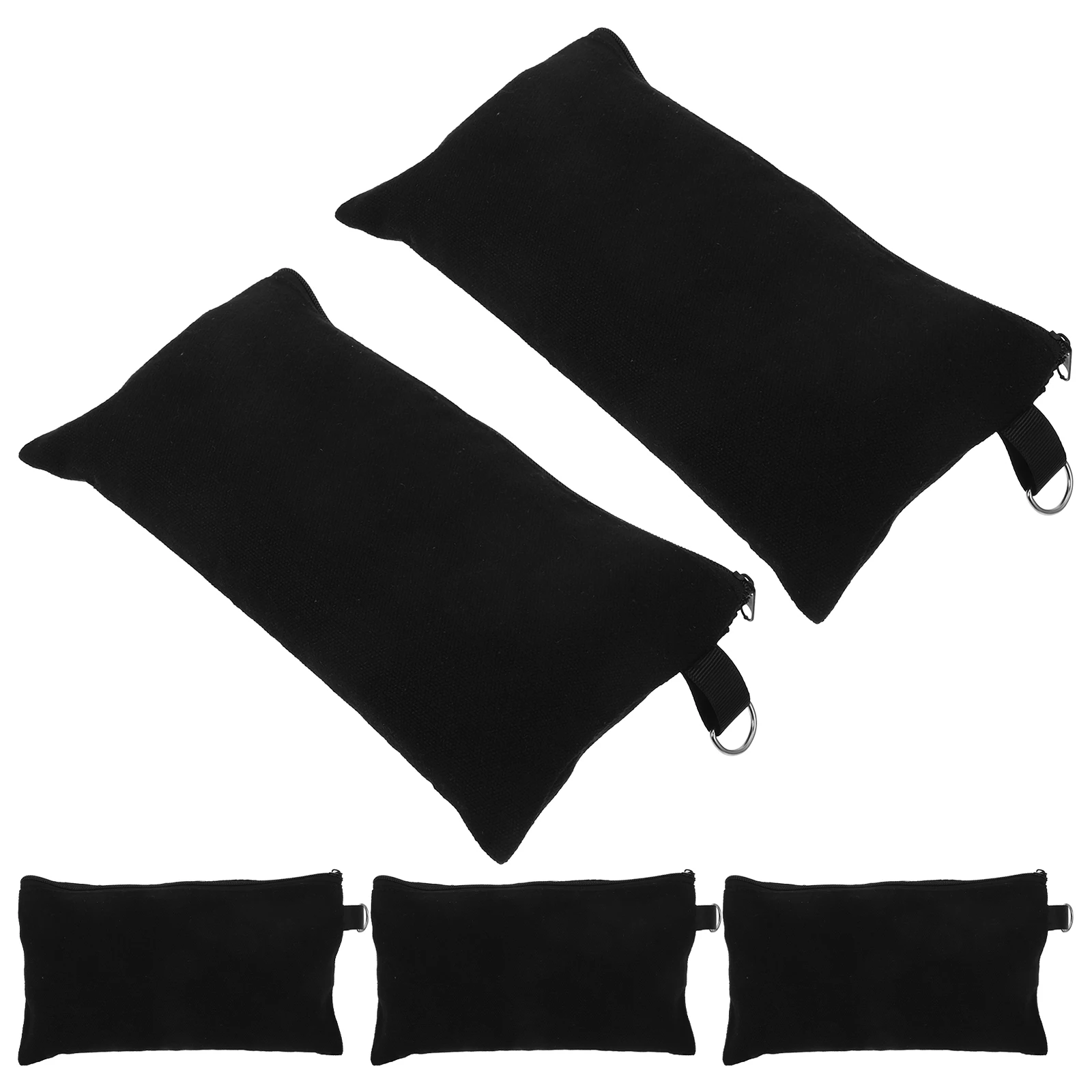 

5pcs Makeup Pouch Bag Large Capacity Container Zipper Women Travel Toiletry Makeup Storage Gym Trips Vacations