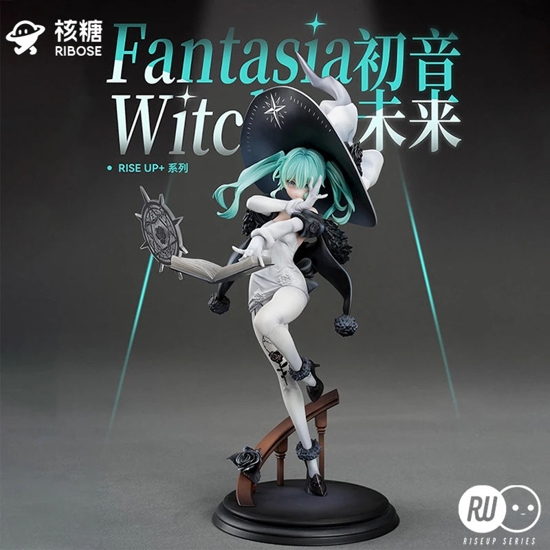 In Stock RIBOSE RISE UP SERIES 1/8 Hatsune Miku Fantasia Witch PVC 25CM Anime Action Figures Model Collection Ornament Toy - view 2