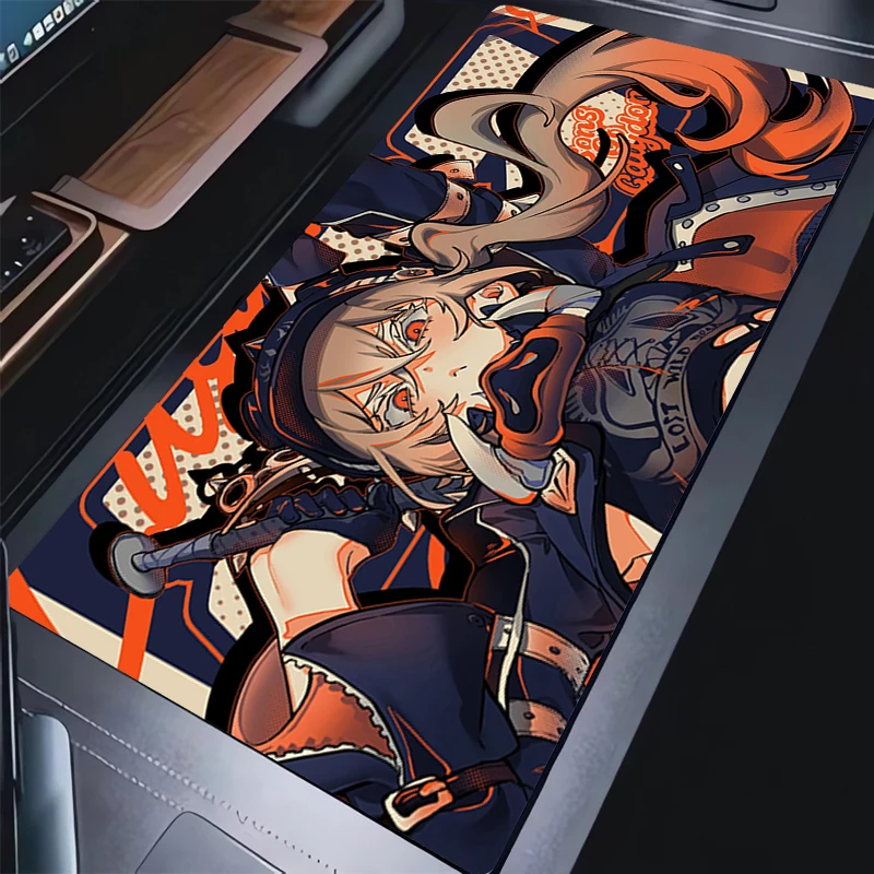 

Mouse Pad Zenless Zone Zero Keyboard Pad Laptop Kawaii Lucy Gaming Accessories Desk Mouse Mat PC Anime Girl ZZZ Rubber Mousepad