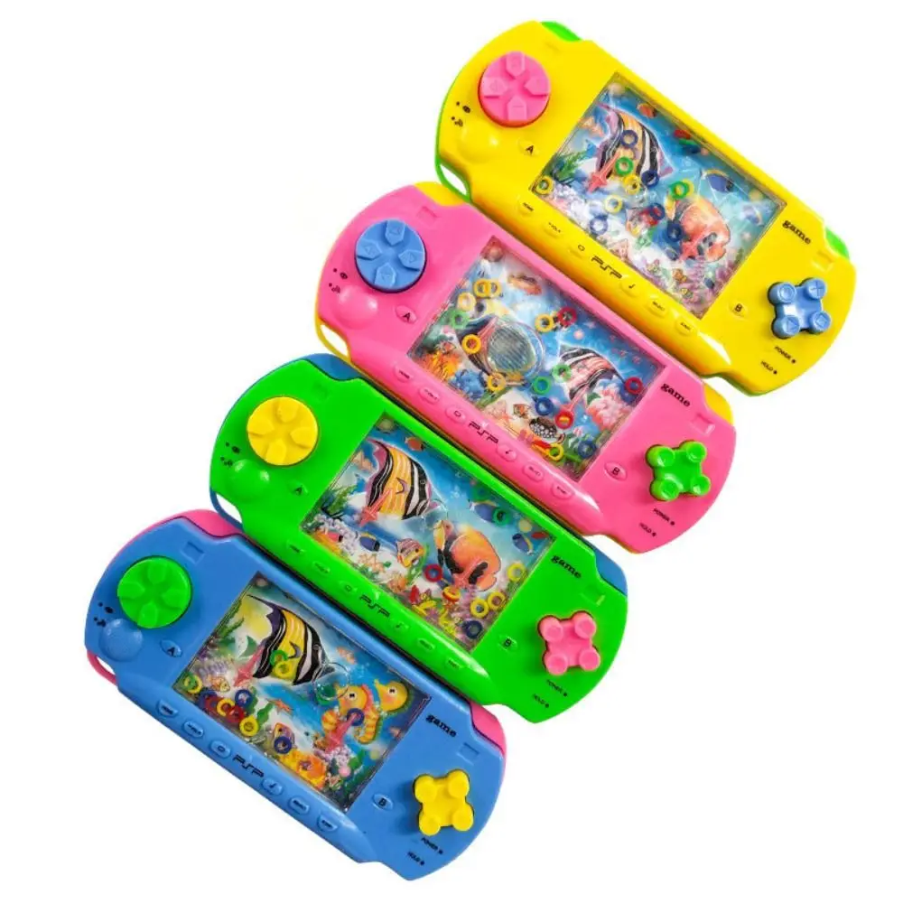 Macchina da gioco interattiva genitore-figlio con anello d'acqua, capacità di pensiero, regalo, gioco d'acqua portatile per bambini, gioco circolare classico retrò