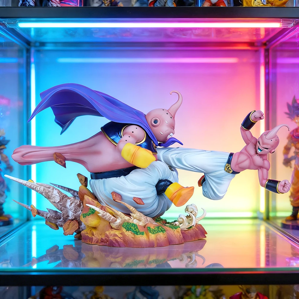 

Фигурка аниме-персонажа Dragon Ball: Маджин Буу против Буу, 18 см/7,08 дюйма, ПВХ-статуэтка, настольное украшение, коллекционная модель, игрушка, подарок