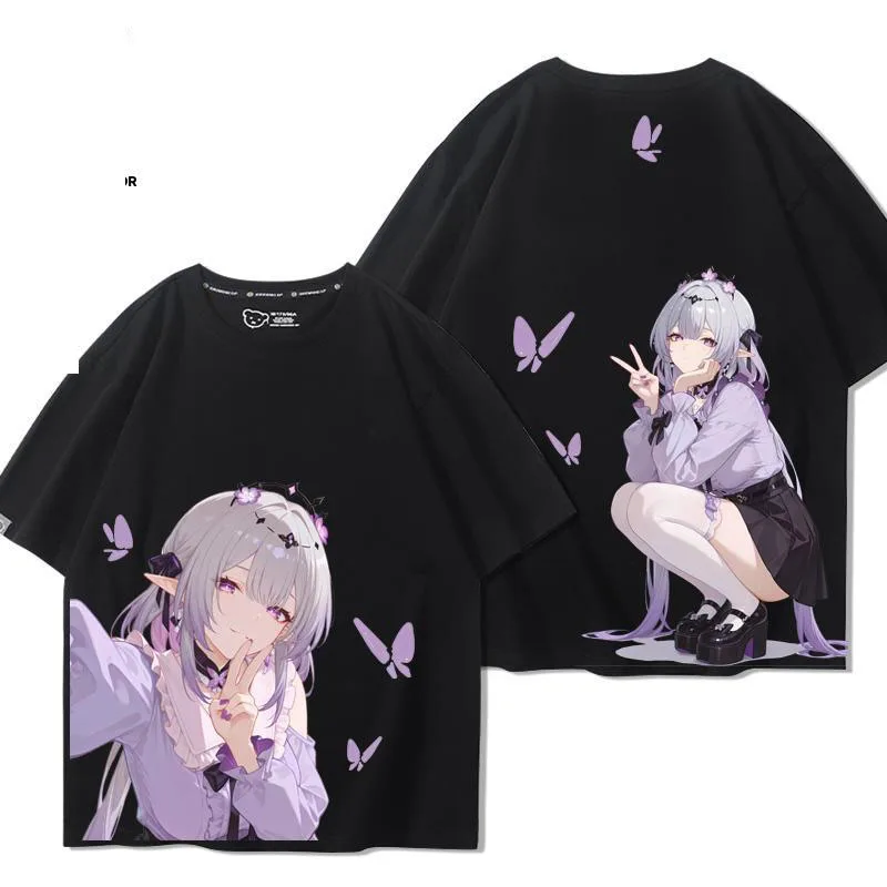 الخروع لعبة هونكاي ستار السكك الحديدية تأثيري تي شيرت ثلاثية الأبعاد طباعة طفل أنيمي المحملة الصيف جديد الرجال/النساء قصيرة الأكمام التي شيرت Harajuku Y2k