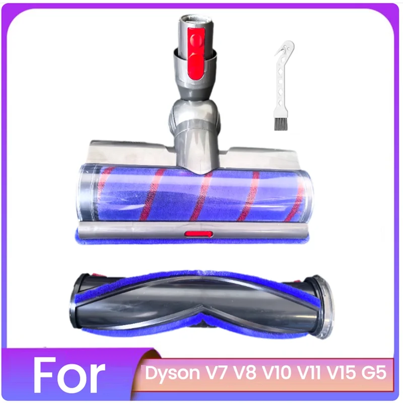 

A56T-Vacuum Attachments Motor Head For Dyson V7 V8 V10 V11 V15 Cordless Vacuums Brus With LED Dust Lights For Carpet Floor