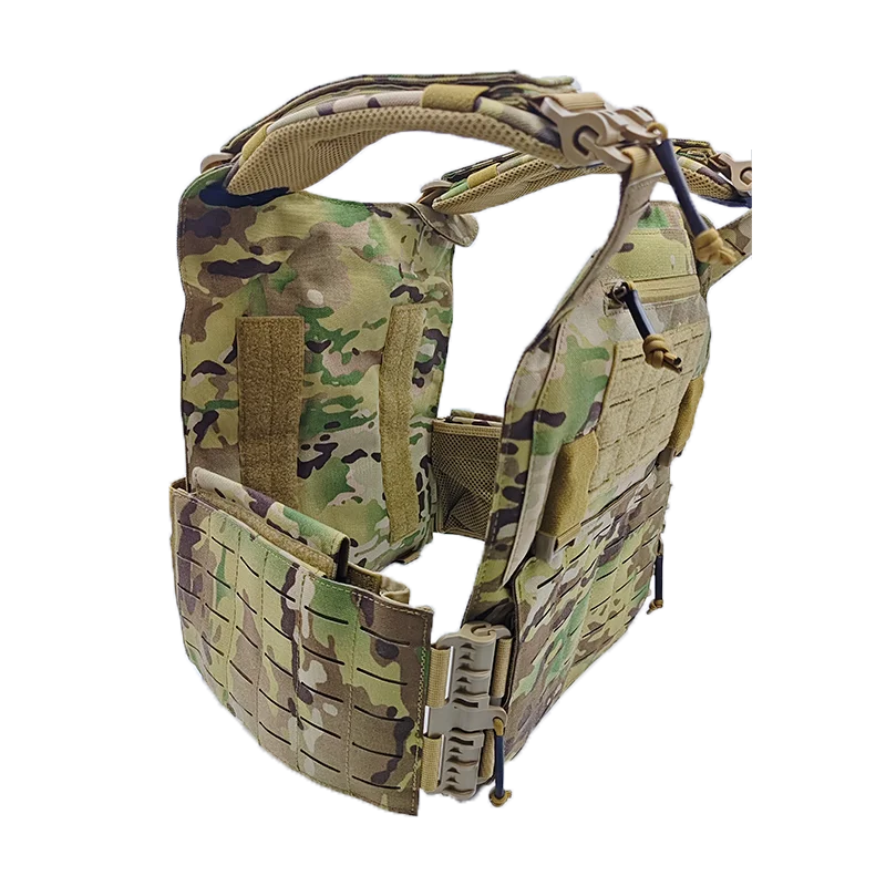 New combat vest 6094 quick detachable light laser cut tactical vest black gear to carry Protective plate