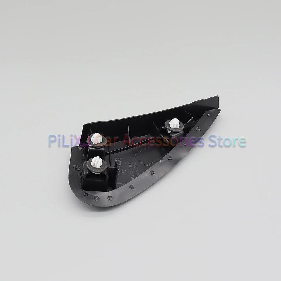 Cubierta de esquina de espejo retrovisor lateral de puerta delantera, embellecedor, tapa de guardabarros triangular, lado izquierdo y derecho, apto para Toyota Corolla 2014-2018 E18X