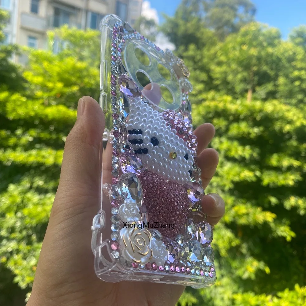 Für Honor Magic 7 Lite 7 Pro 6 Pro 5 Pro 4 Pro 3 Sanrio Diamant Strass Hallo Kitty Telefon Fall für Honor 8 Lite 6 5 Lite 4Lite – Detail 9