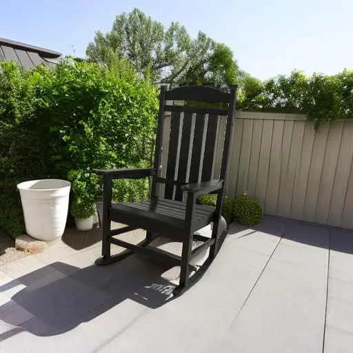 Presidential Rocking Chair, Black