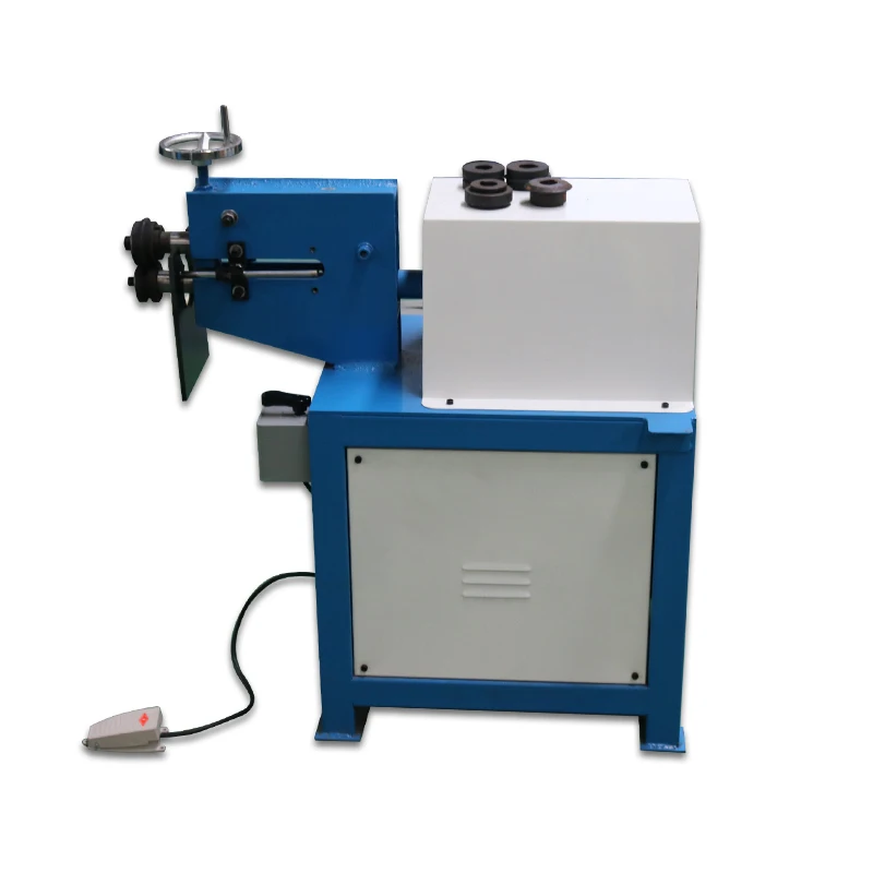 

12 type electric reel machine electric flanging shrimp elbow wire pressing machine round tube stainless