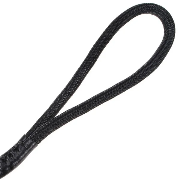 

Strong Pet Dog Nylon Cotton Traction Lead Adjustable Large Collar Training Leash Black 150cm Pet Dog Leash Nylon Lead Rope