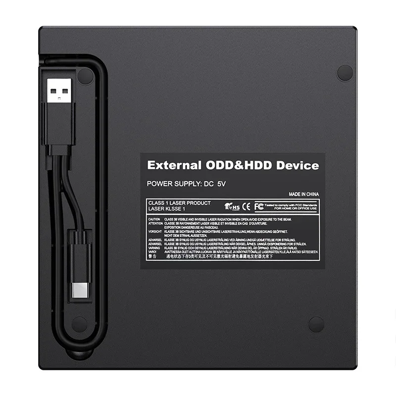 External Blu Ray Burner, CD DVD Burner, CD/DVD+/-RW Drive SD Card Reader, CD ROM Burner, DVD Player Hub-Co for Laptop Desktop