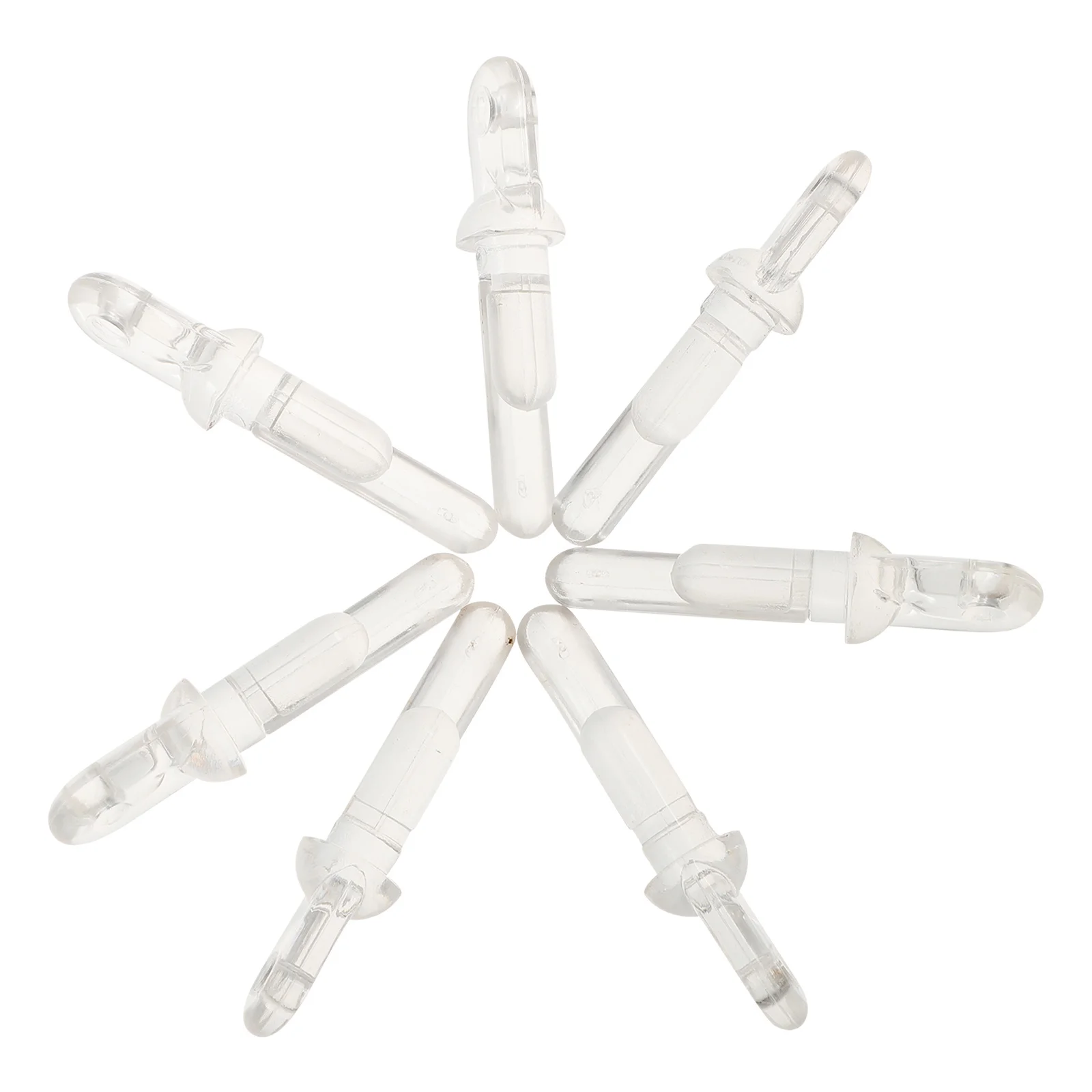 

12pcs Window Blind Tilt Wand Tip Transparent Blind Replacement Hook For Horizontal Blinds Curtain Rod Hanger Home Office Decor