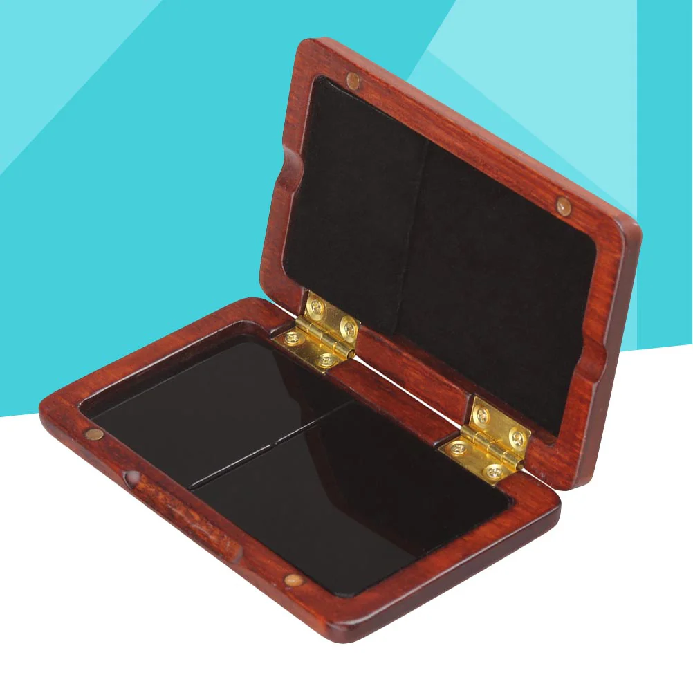Walnut Reed Case Box Holder Breathable for Saxophone Clarinet (Dark Red) Saxophone case Clarinet case