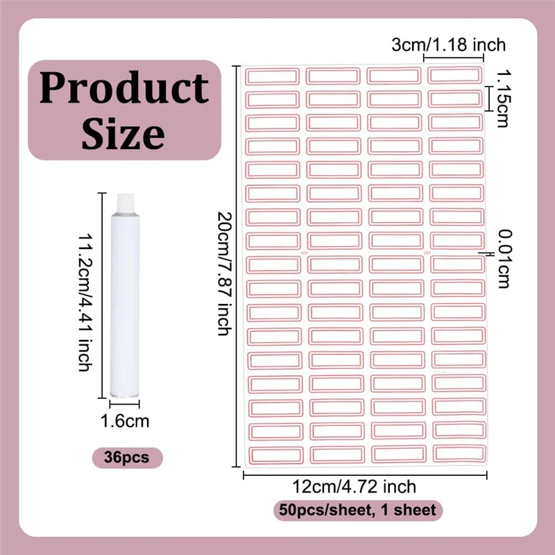 ABCA-For Oil Paint Empty Aluminum Tube 36Pcs 20 Ml Blank Paint Tubes For Toothpaste Storage