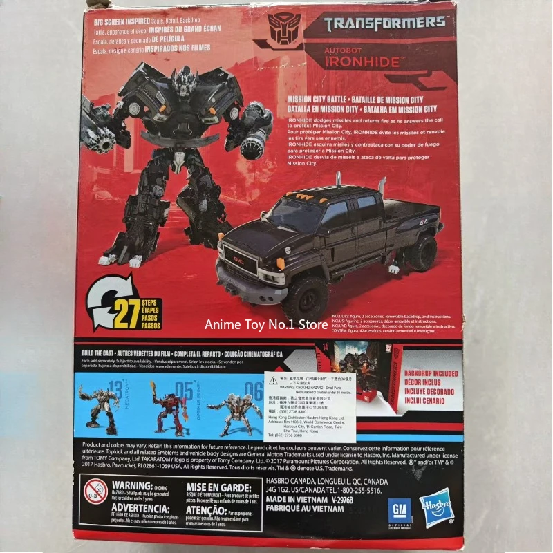 Oryginalny Model Transformera SS-14 Ironhide Anime Figurka Akcji Popularne Ulubione Figurki Transformujące Optimus Prime Zabawki Prezenty
