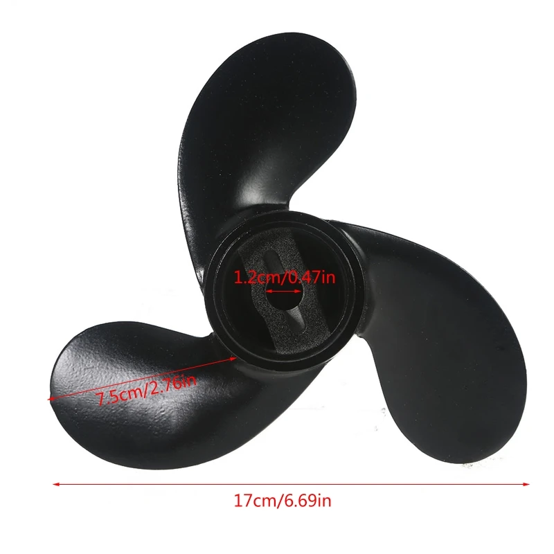 3 Yacht Marine Engine Propeller Boat Prop for Mercury 3.5HP/Tohatsu 3.5HP 2.5HP/3.5HP DropShipping