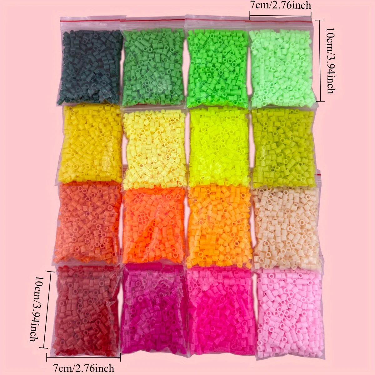 16色5mmメルトビーズ補充キットDIY手作りおもちゃアクセサリー工芸品パズル作成用 |   女の子へのギフトに最適なヒューズビーズ