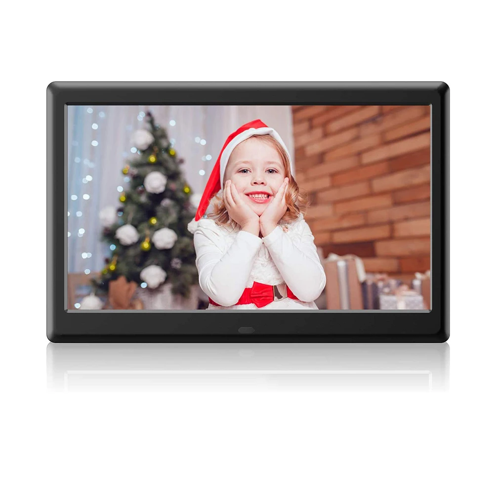 1024x600 1080P IPS LCD Acrylic Frame 7 Inch Digital Picture Frame with Video Playback MP4 Support Remote Control Clock Function