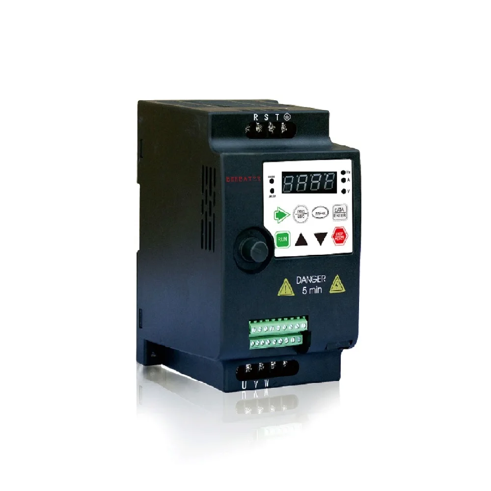 VFD Mini Tamanho Freqüência Inversor, 3 Phase, 1.5kW