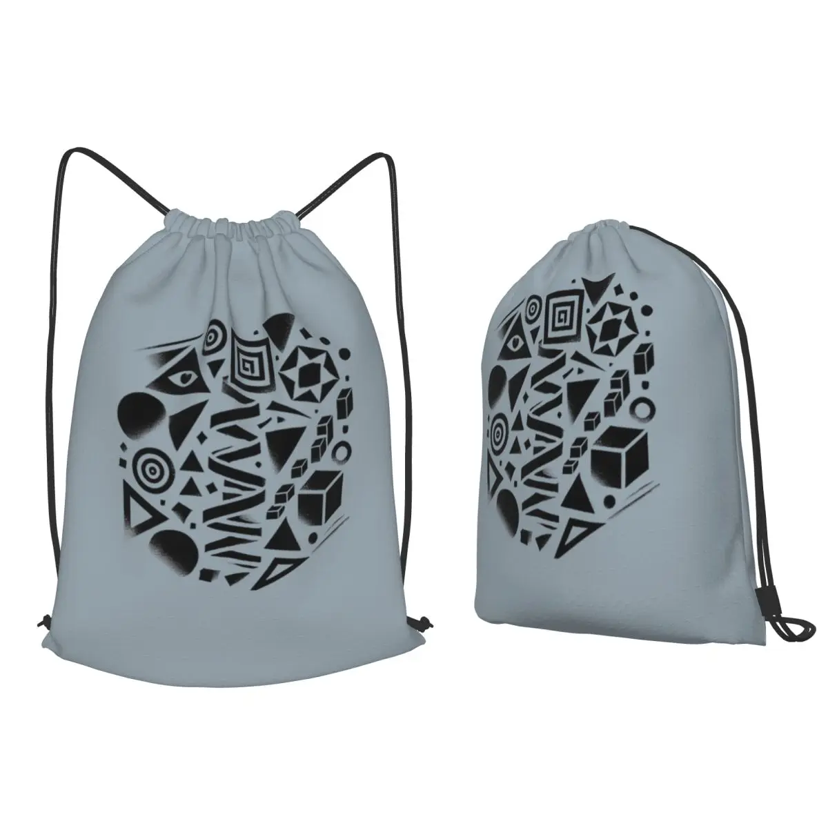 Mystic Graphics For Inspired Interiors Backpacks Casual Drawstring Bundle Pocket Sports Bag Book Bags for Travel School