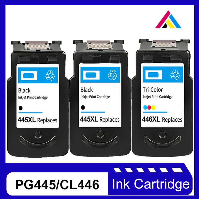 

PG445 CL446 PG-445 CL-446 XL Ink Cartridge for Canon PG 445 CL 446 for Canon PIXMA MX494 MG2440 MG2540 MG2940 MG2942 MG2944