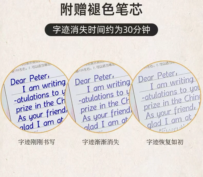 3 Books/Set English Italic Groove Practice Copybook Handwriting Practice Calligraphy Book English Alphabet Word Reusable Gif