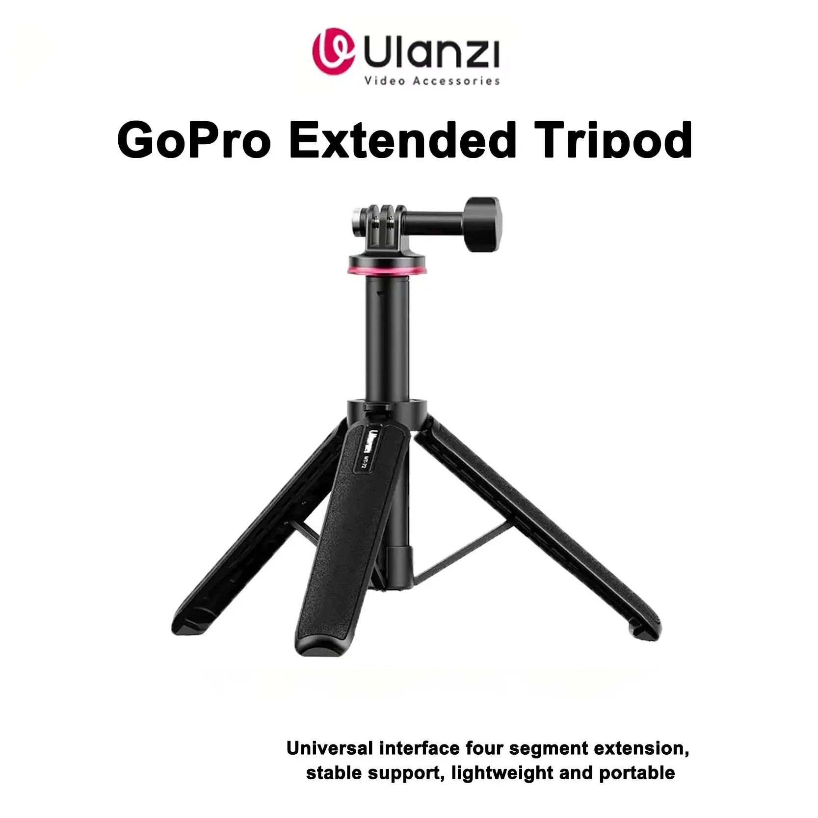 

Ulanzi MT-72 Ручной удлинитель для селфи Спортивная камера GoPro Универсальный съемный штатив Портативный кронштейн